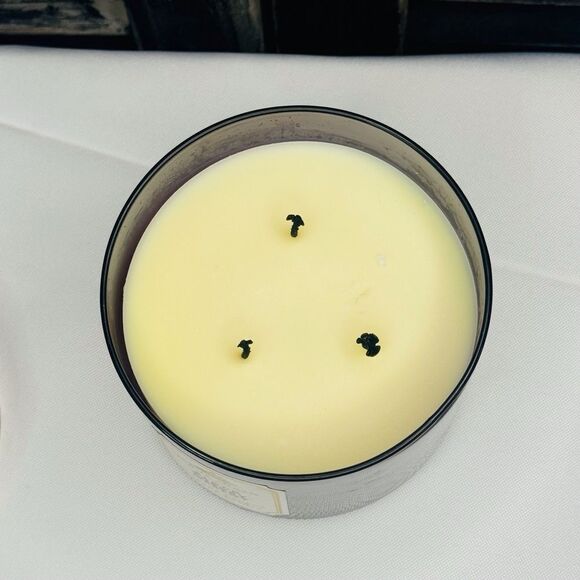 Black Cherry Merlot 3-wick Candle, used slightly - Picture 2 of 5